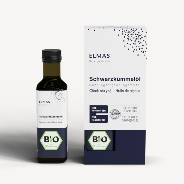 Elmas BIO Schwarzkümmelöl nativ - 100ml